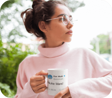 Post on mug